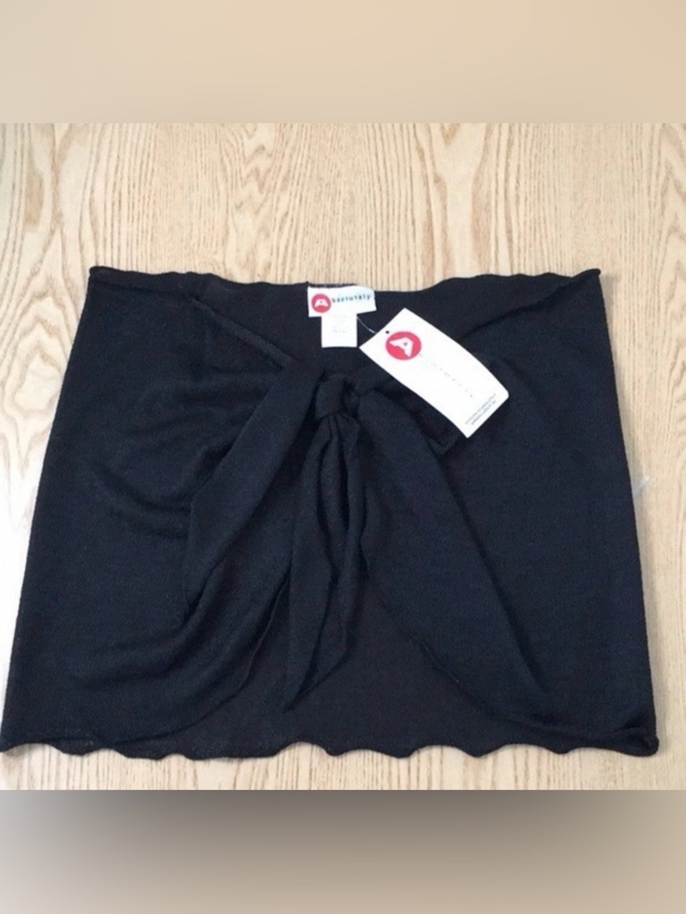 New Womens Swimsuit Cover-up Sarong Stretchy Sexy Black One Size